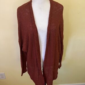 Mossimo Supply Co. Rust Colored Cardigan Sweater Size Medium